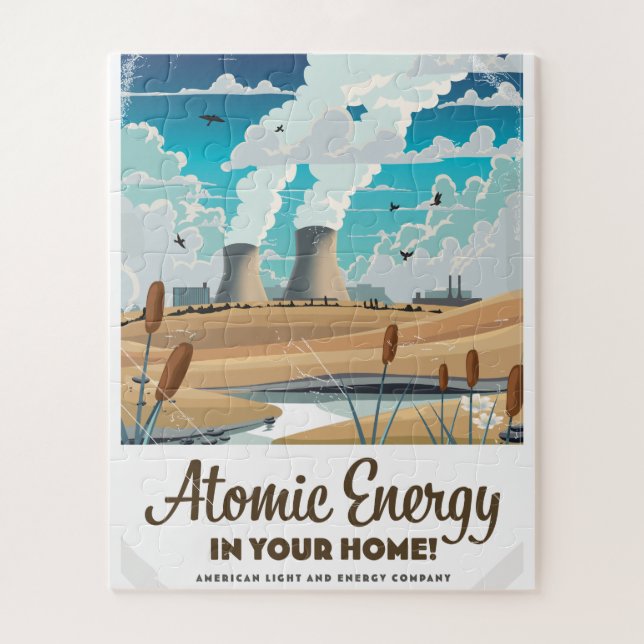 Atomenergie Kommerziell Puzzle (Vertikal)