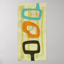 Atomförmige Formen Poster