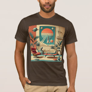 Atomfuturistic Florida Space Age Family Room T-Shirt
