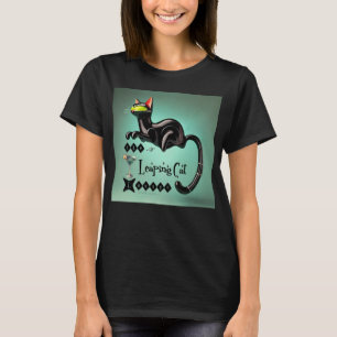 Atomfuturistic The Leaping Cat Lounge T-Shirt