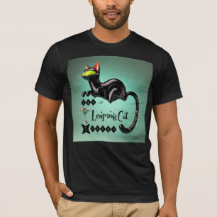 Atomfuturistic The Leaping Cat Lounge T-Shirt