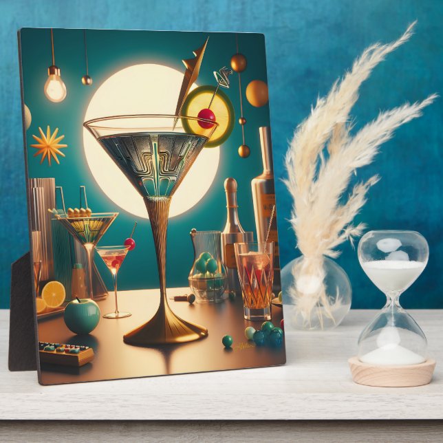 Atomfuturistische Schalttafel Martini Fotoplatte (Seite)