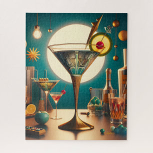 Atomfuturistische Schalttafel Martini Puzzle