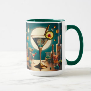 Atomfuturistische Schalttafel Martini Tasse