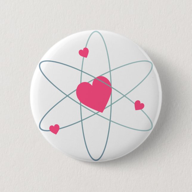 Atomherz Button (Vorderseite)