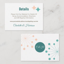 Atomhochzeit der modernen Mittelalter-Sternexplosi Begleitkarte