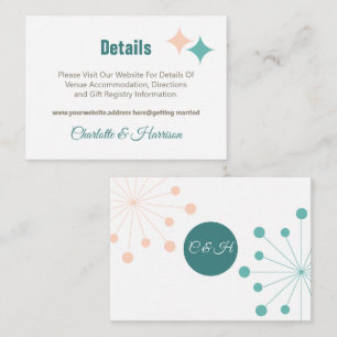 Atomhochzeit der modernen Mittelalter-Sternexplosi Begleitkarte