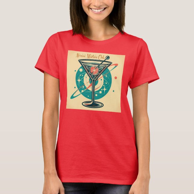 Atomi Martini Club Space Age T-Shirt (Vorderseite)