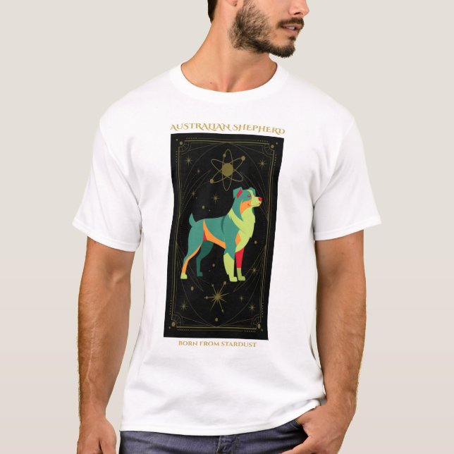 Atomic Aussie Mystical Tee | Geboren aus Sternenst (Vorderseite)