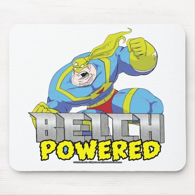 Atomic Belch Man - Belch Powered Mousepad (Vorne)