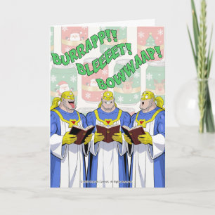 Atomic Belch Man - Belchmas Choir Weihnachtskarte Karte