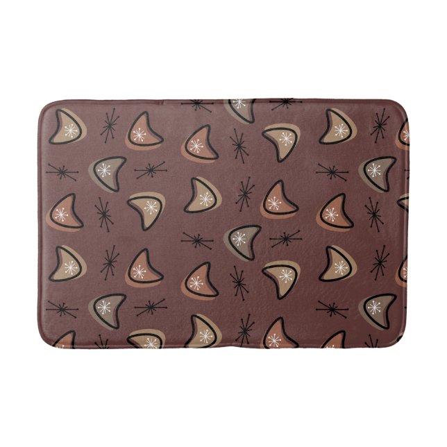 Atomic Boomerangs Sternexplosionen Dark Academia Badematte (Vorderseite)