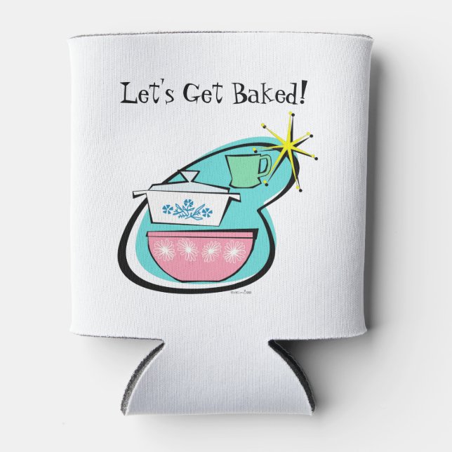 Atomic-Cookies-Design kann kühler werden Dosenkühler (Vorderseite)