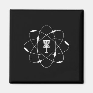 Atomic Disc Golf Golfsport Golfer Spieler Sport Sp Magnet