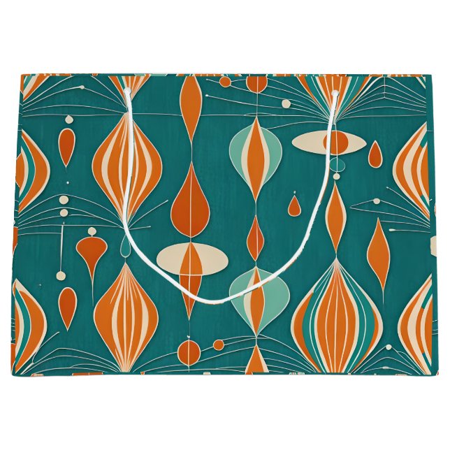 Atomic Drops Design Große Geschenktüte (Vorderseite)