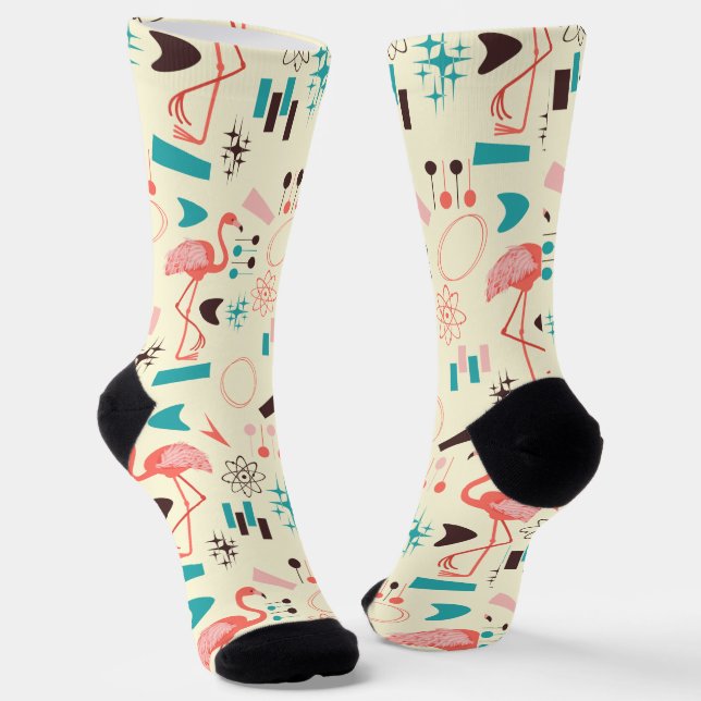 Atomic Flamingo Socken (Gewinkelt)