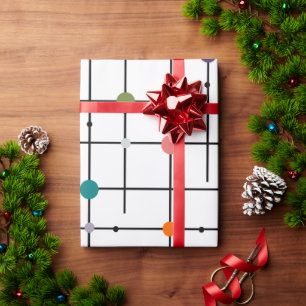 Atomic Grid Geschenkpapier