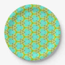 Atomic Honeycomb Paper Plate