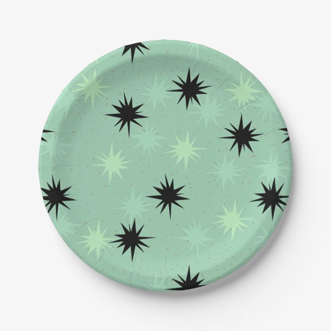 Atomic Jade Sternexplosionen Paper Teller (Vorderseite)