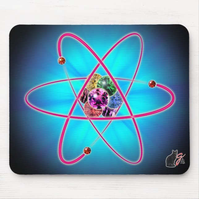 Atomic Jewels Mouse Pad Mousepad (Vorne)