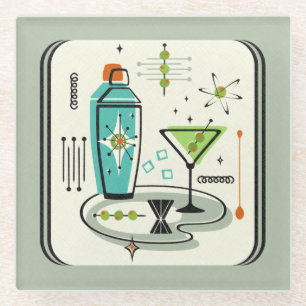 Atomic Martini ©studioxtine Glasuntersetzer