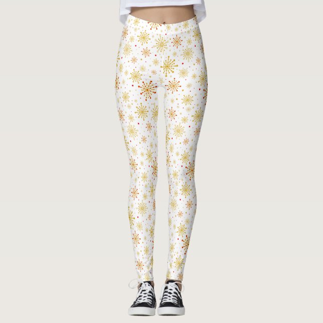 Atomic Mitte des letzten Jahrhunderts, modern Leggings (Vorderseite)