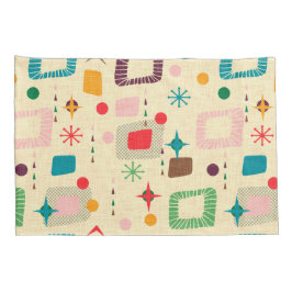 Atomic-Muster der 50er Jahre Kissenbezug