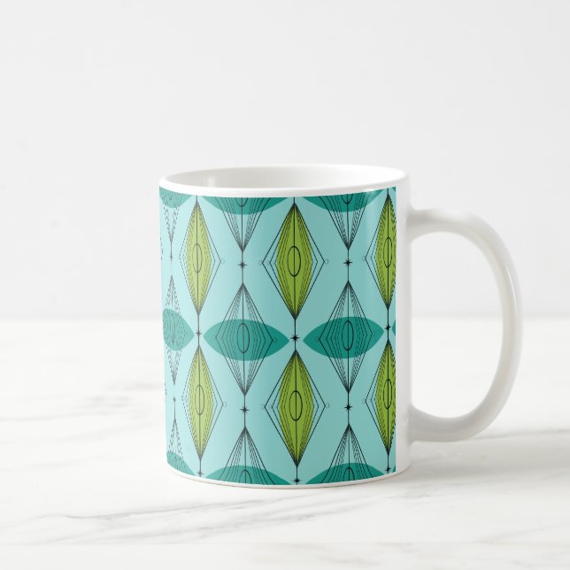 Atomic Ogee und Sternenexplosionen Tasse (Rechts)