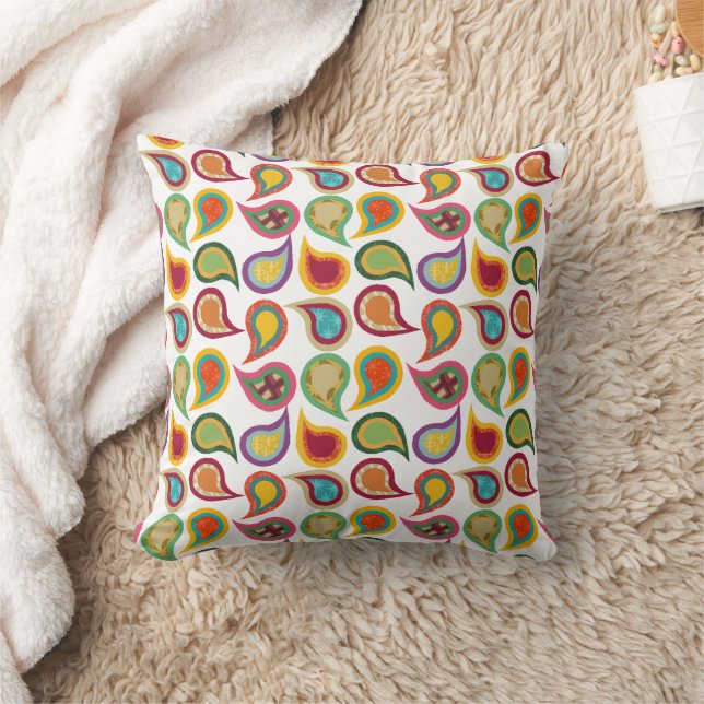 Atomic Paisleys Kissen (Decke)