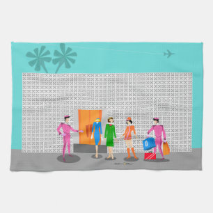 Atomic Palm Springs Stewardess Küchentücher