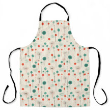 Atomic Red and Green Christmas Cook's Schürze