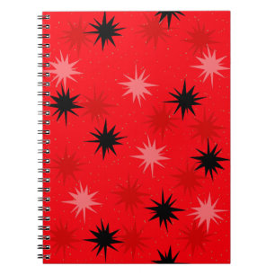 Atomic Red Sternexplosionen Pocket Notebook Notizblock