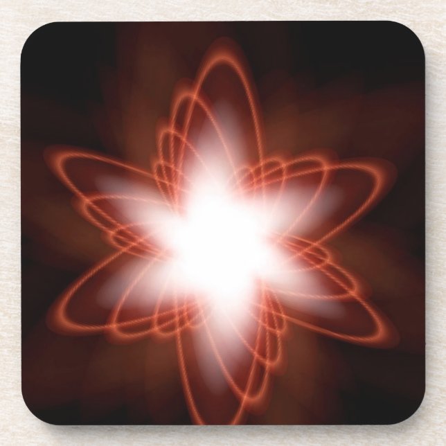 Atomic Red Untersetzer (Vorderseite)