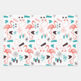 Atomic Retro Geschenkpapier Set