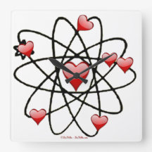 Atomic Valentine Red Hearts
