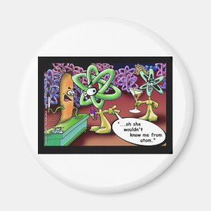Atomic Verabreden Funny Offbeat Cartoon T-Shirts & Magnet