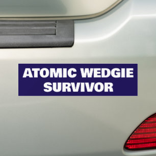 Atomic Wedgie Survivor Autoaufkleber