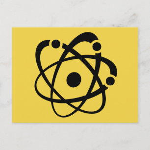 Atomic Wonk Postkarte