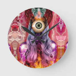 atomisch runde wanduhr