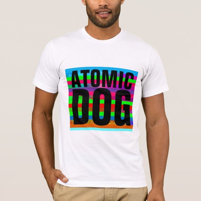 ATOMISCHE HUNDE VINTAGE T - SHIRT (Vorderseite)