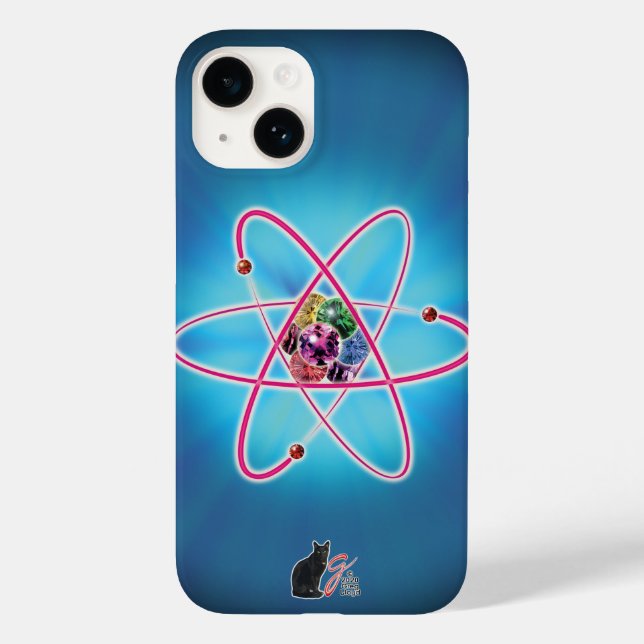 Atomische Juwelen Case-Mate iPhone Hülle (Rückseite)