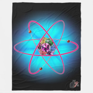 Atomische Juwelen Fleecedecke