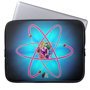 Atomische Juwelen Laptopschutzhülle