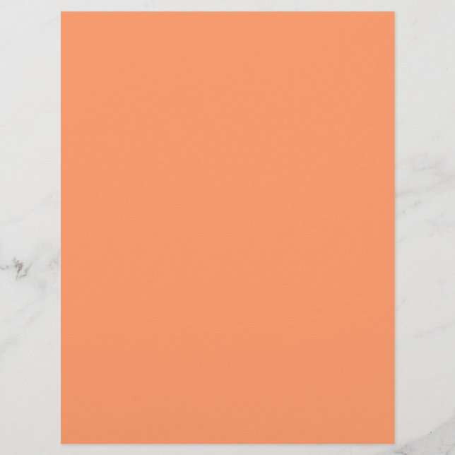 Atomische Mandarine (Vollfarbe) Flyer (Vorne)