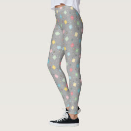 Atomische Retro-Sternexplosionen Leggings