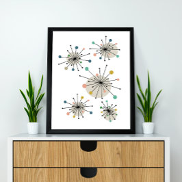 Atomische Sternexplosion Mitte des Jahrhunderts mo Poster