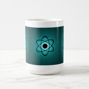 Atomische Tasse, Aquamarin Kaffeetasse
