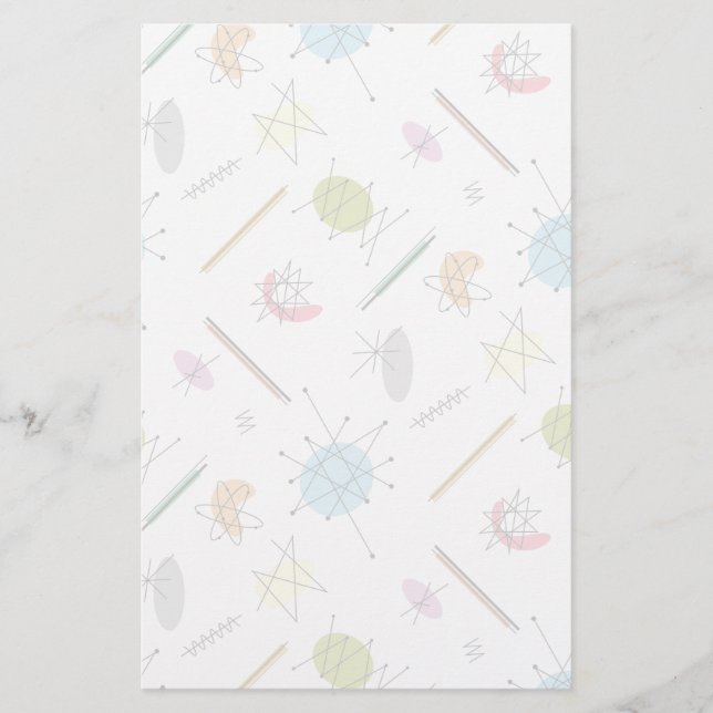 Atomischer Pop Briefpapier (Vorderseite)