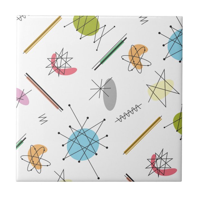 Atomischer Pop Fliese (Vorderseite)