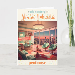 Atomistisches futuristisches Penthouse-Apartment Karte
